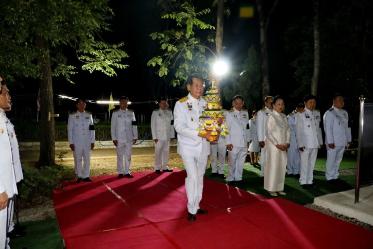 พิธีเชิญพุ่มดอกบัวประดิษฐ์พระราชทาน ถวายสักการะพระศรีมหาโพธิทศมราชบพิตร เนื่องในวันวิสาขบูชา ประจำปี 2569 (31 พฤษภาคม 2569)